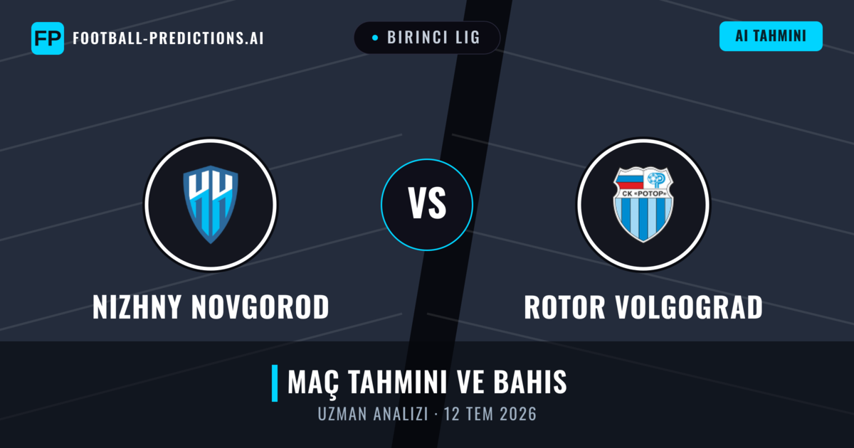 Nizhny Novgorod - Rotor Volgograd — maç tahmini ve önizleme