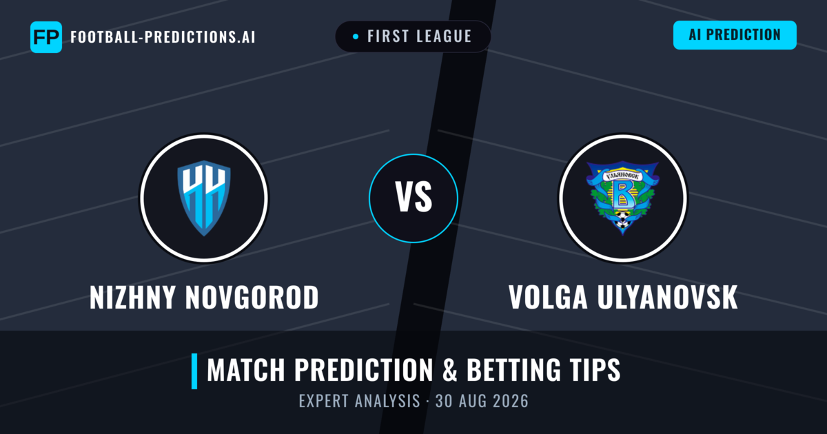 Nizhny Novgorod vs Volga Ulyanovsk — match prediction & preview