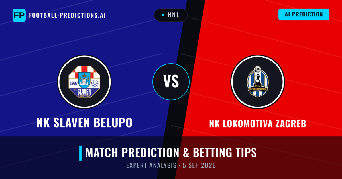 NK Slaven Belupo vs NK Lokomotiva Zagreb — match prediction & preview