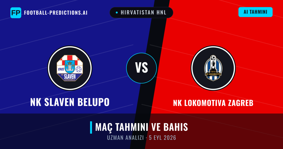 NK Slaven Belupo - NK Lokomotiva Zagreb — maç tahmini ve önizleme