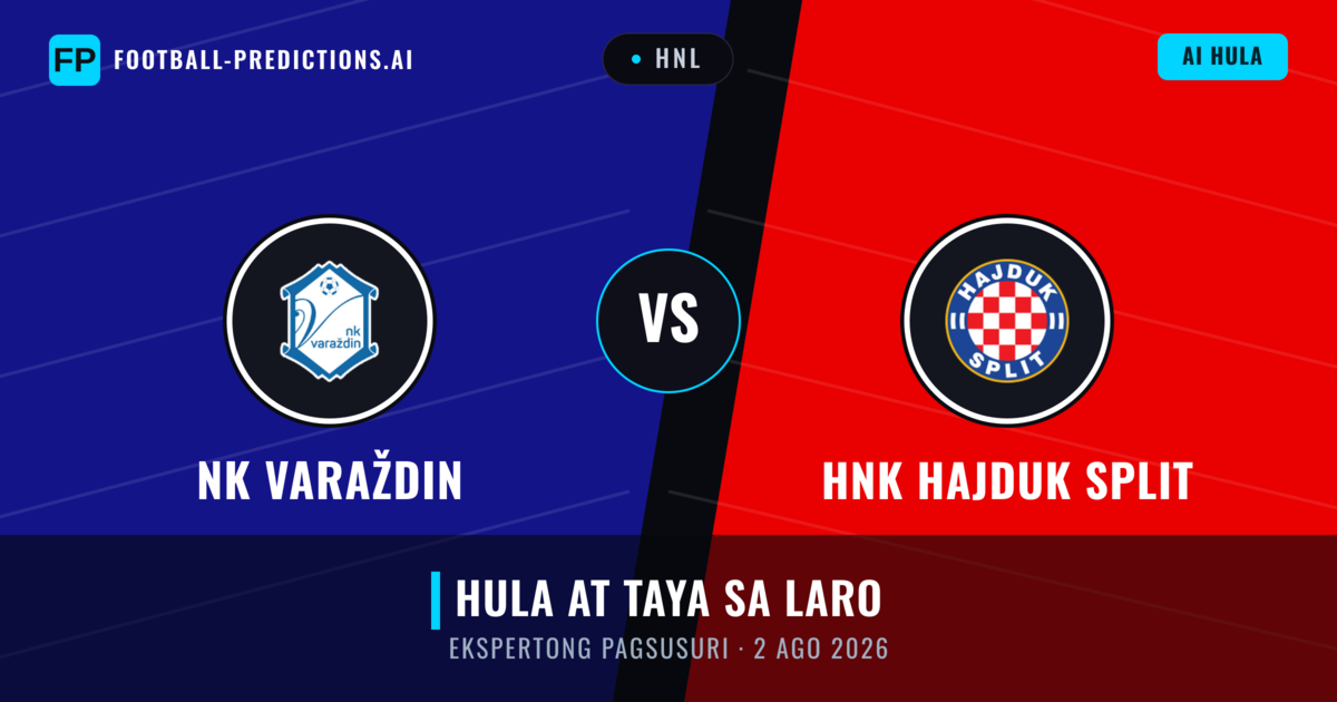 NK Varaždin vs HNK Hajduk Split — hula at preview ng laban