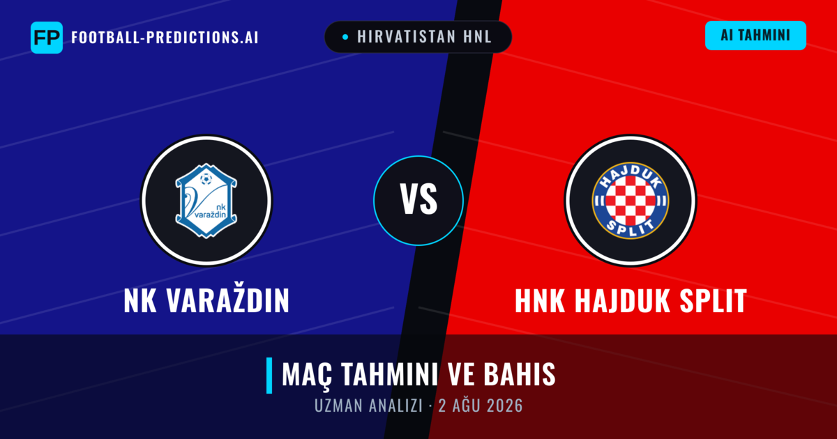 NK Varaždin - HNK Hajduk Split — maç tahmini ve önizleme