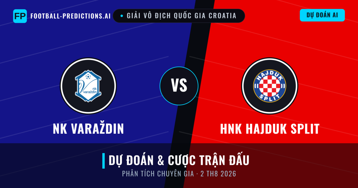 NK Varaždin vs HNK Hajduk Split — dự đoán và xem trước trận đấu