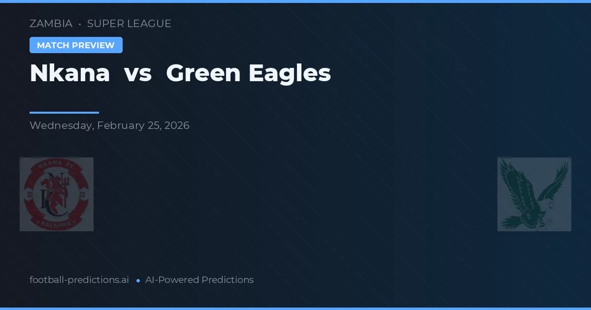 Nkana vs Green Eagles — hula at preview ng laban