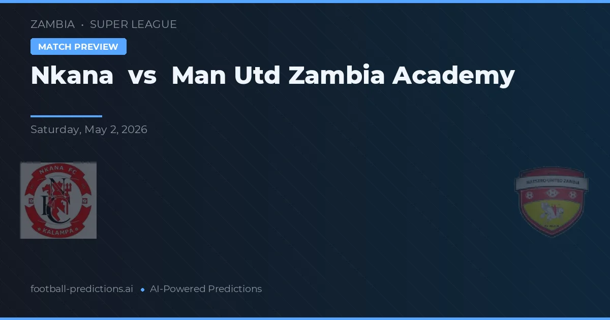 Nkana vs Akademi Man Utd Zambia — prediksi dan pratinjau pertandingan
