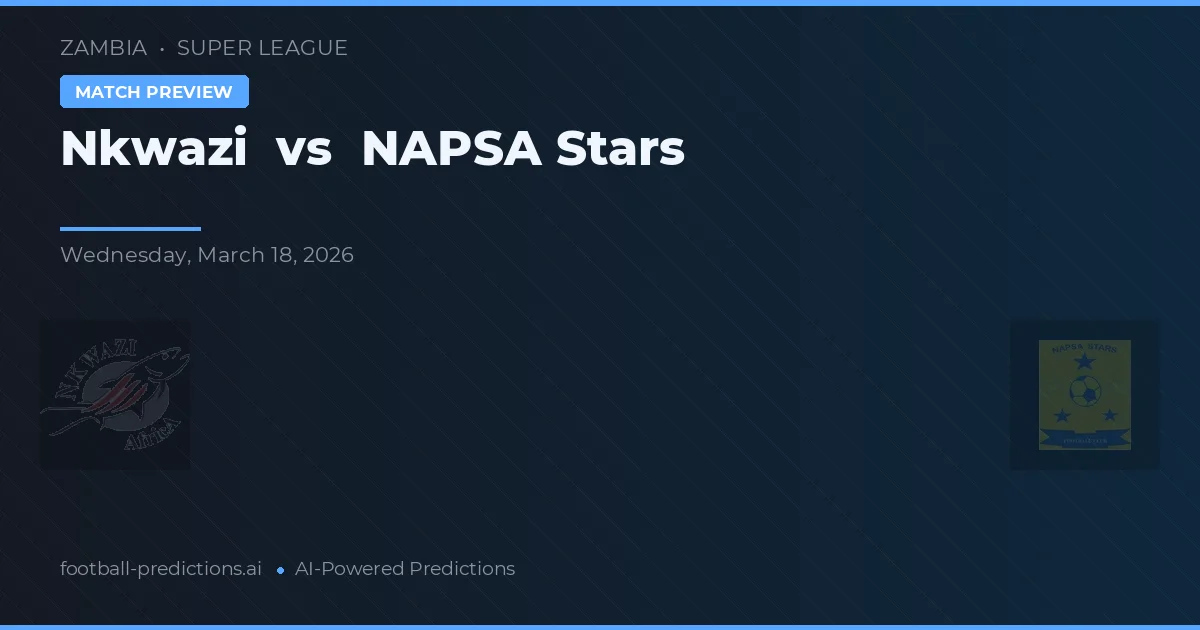 Nkwazi vs NAPS Stars — pronostic et avant-match