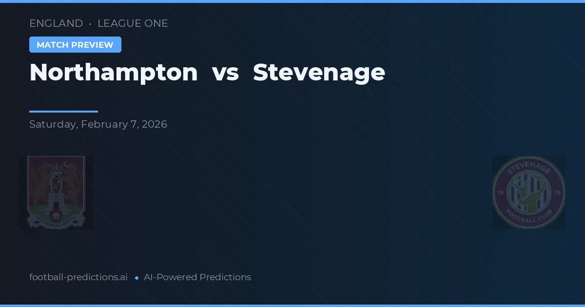 Northampton vs Stevenage — match prediction & preview