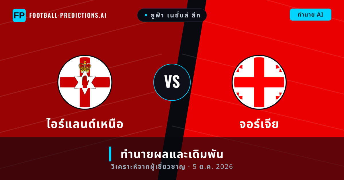 ไอร์แลนด์เหนือ พบ จอร์เจีย — ทำนายผลและพรีวิวการแข่งขัน