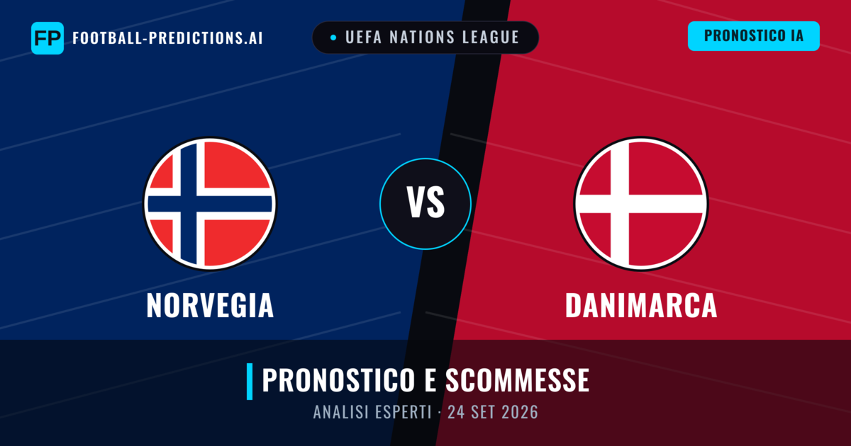 Norvegia vs Danimarca — pronostico e anteprima del match