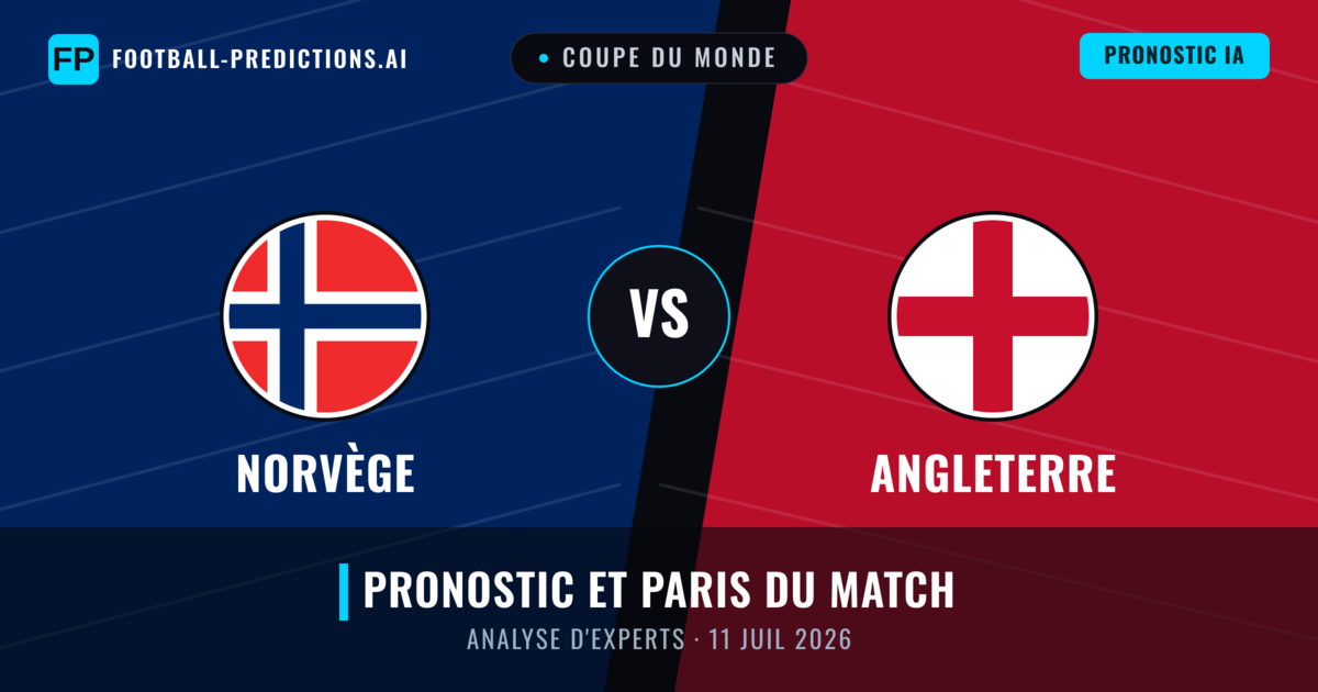 Norvège vs Angleterre — pronostic et avant-match