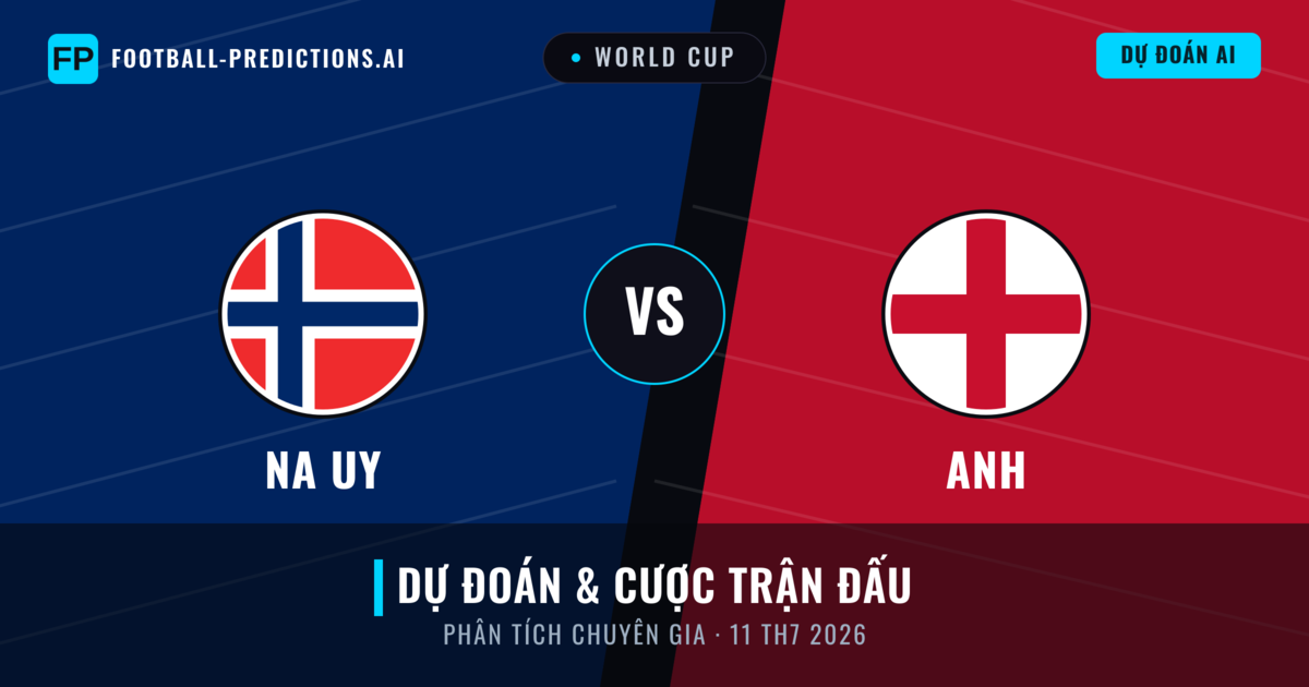 Na Uy vs Anh — dự đoán và xem trước trận đấu