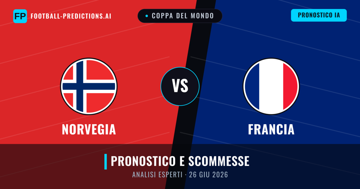 Norvegia vs Francia — pronostico e anteprima del match