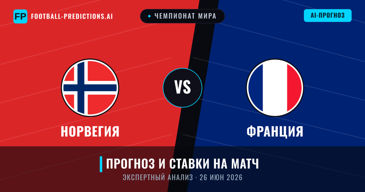 Норвегия – Франция — прогноз и превью матча