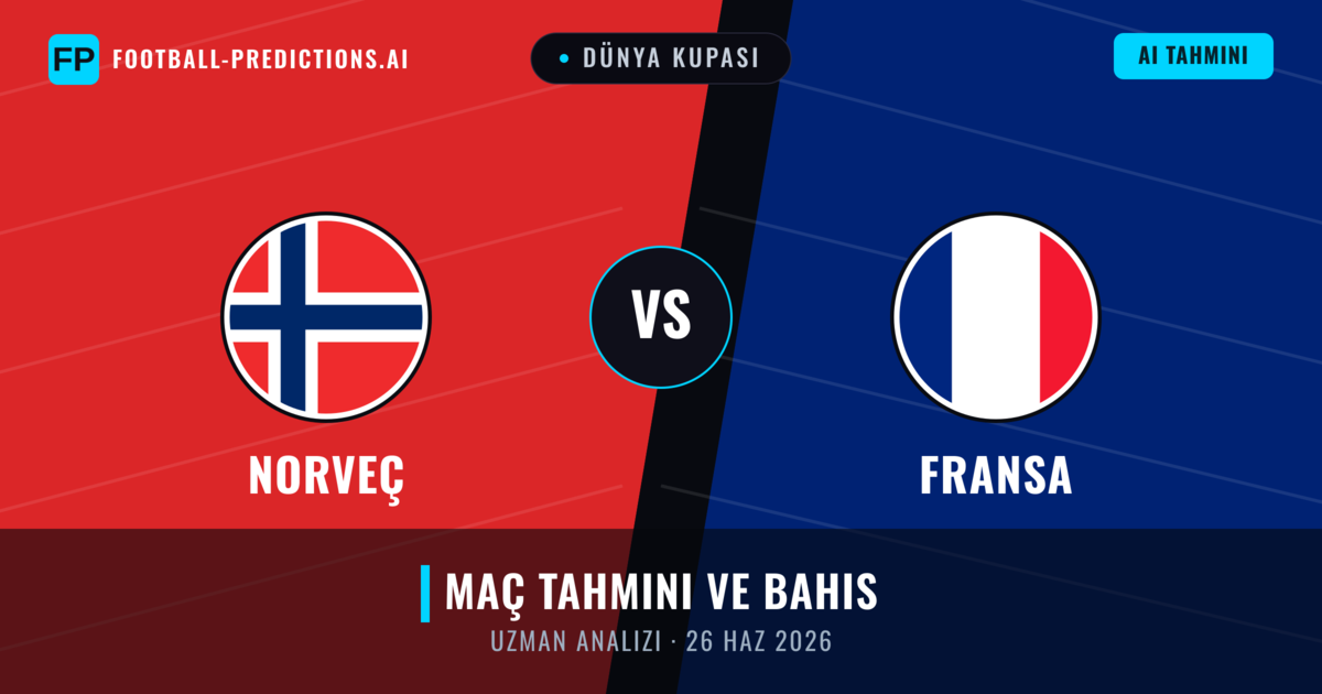 Norveç - Fransa — maç tahmini ve önizleme