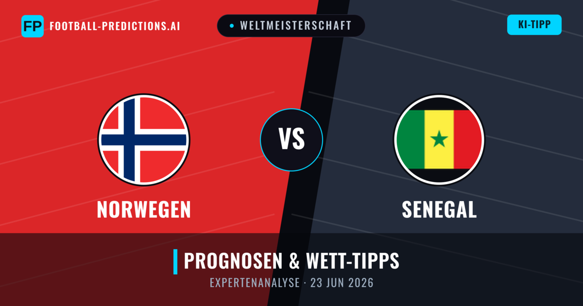 Norwegen vs Senegal — Prognose und Spielvorschau