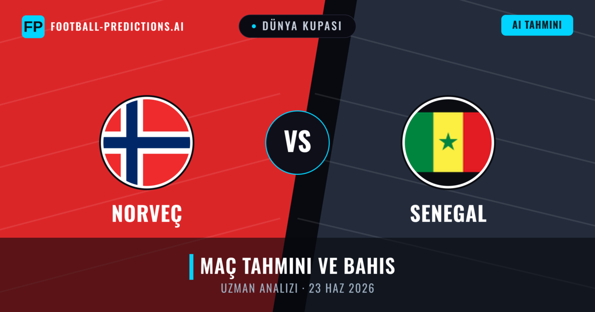 Norveç - Senegal — maç tahmini ve önizleme