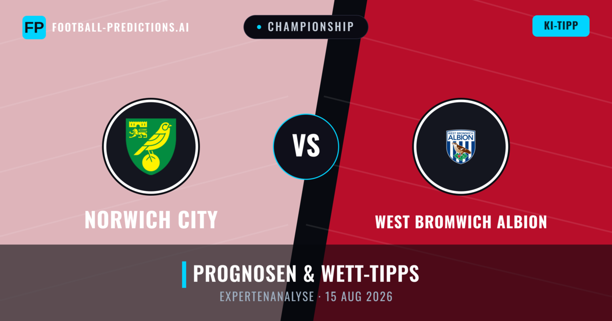 Norwich City vs West Bromwich Albion — Prognose und Spielvorschau