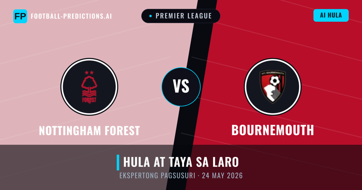 Nottingham Forest vs Bournemouth — hula at preview ng laban