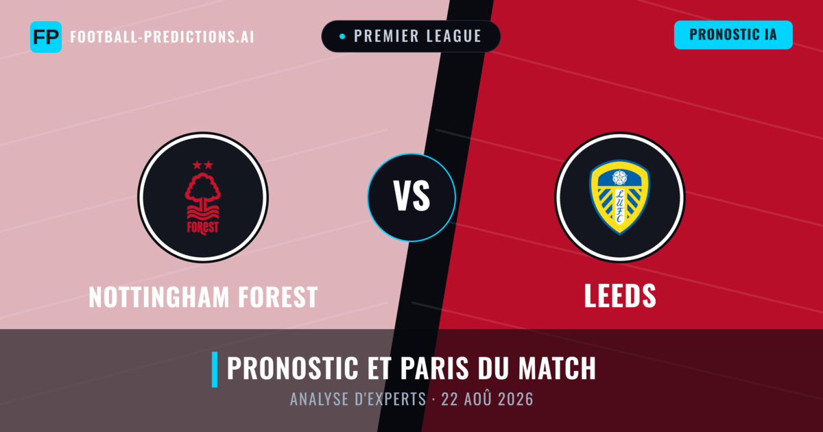 Nottingham Forest vs Leeds — pronostic et avant-match