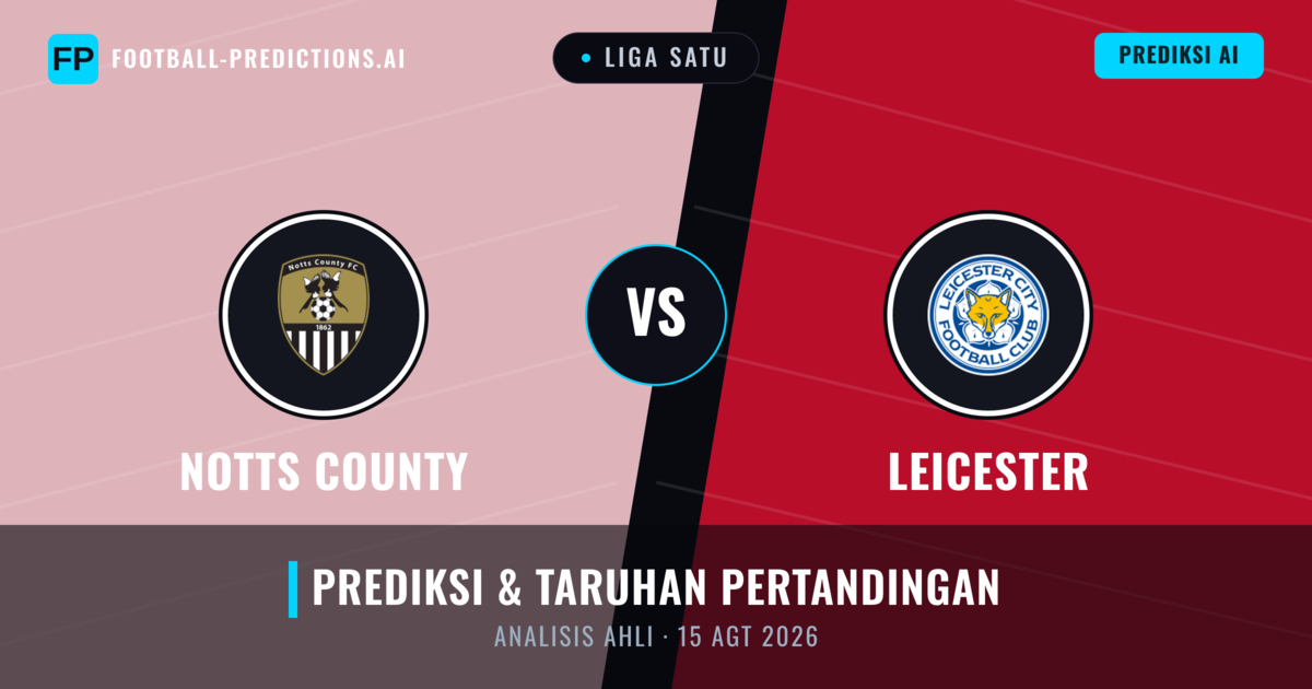 Notts County vs Leicester — prediksi dan pratinjau pertandingan