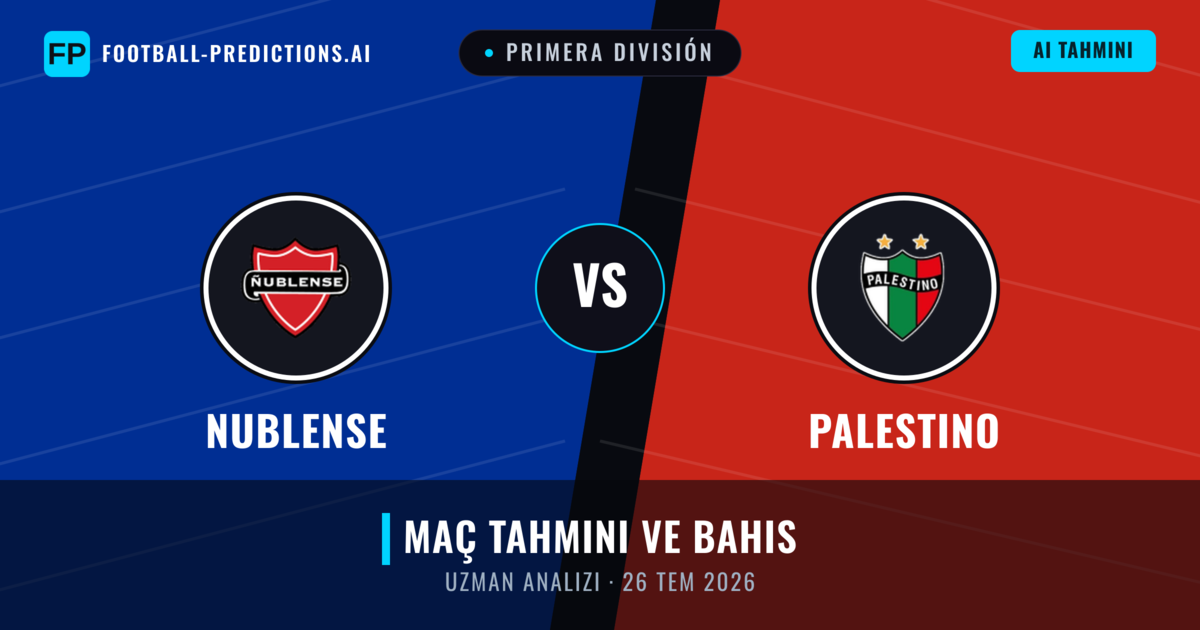 Nublense - Palestino — maç tahmini ve önizleme