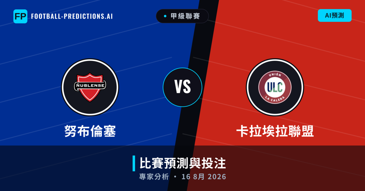 努布倫塞 vs 卡拉埃拉聯盟 — 比赛预测和前瞻