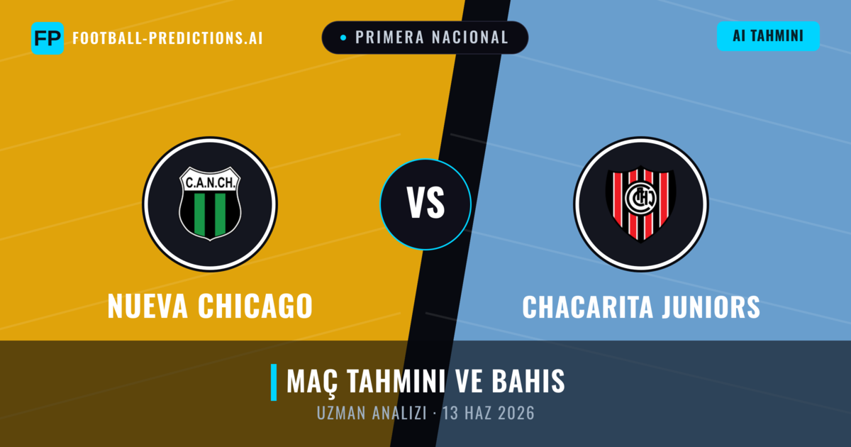 Nueva Chicago - Chacarita Juniors — maç tahmini ve önizleme