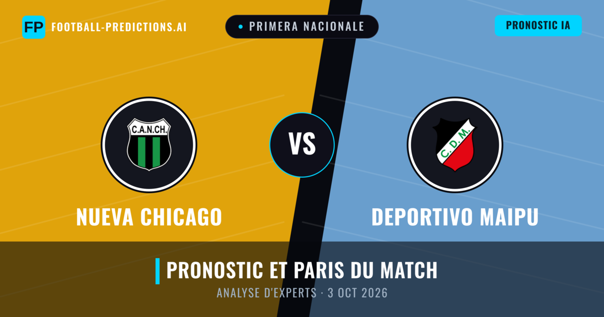 Nueva Chicago vs Deportivo Maipu — pronostic et avant-match