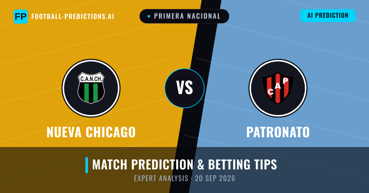 Nueva Chicago vs Patronato — match prediction & preview