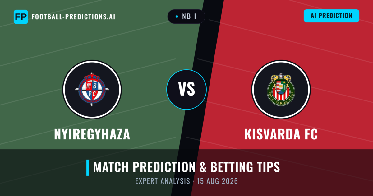 Nyiregyhaza vs Kisvarda FC — match prediction & preview