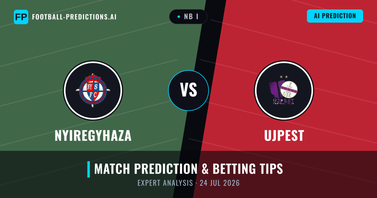 Nyiregyhaza vs Ujpest — match prediction & preview