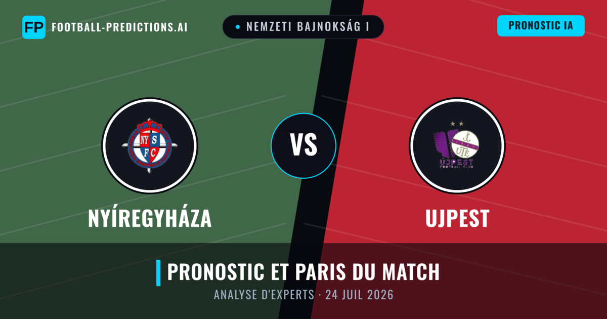 Nyíregyháza vs Ujpest — pronostic et avant-match