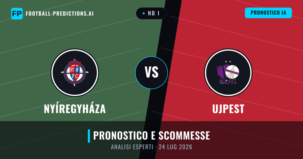 Nyíregyháza vs Ujpest — pronostico e anteprima del match