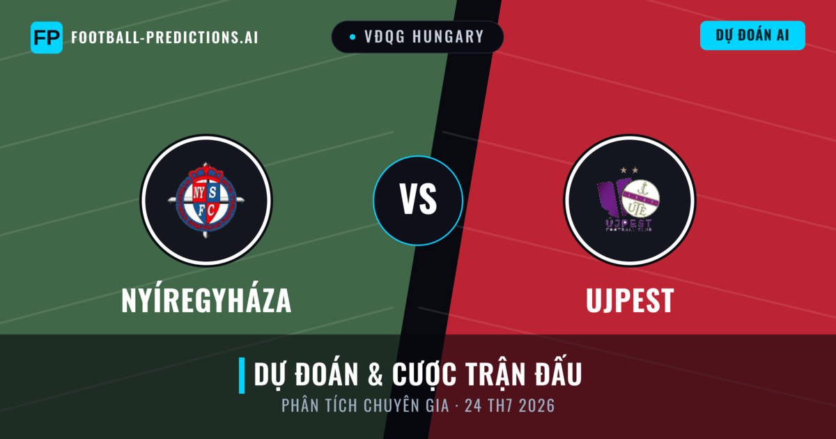 Nyíregyháza vs Ujpest — dự đoán và xem trước trận đấu