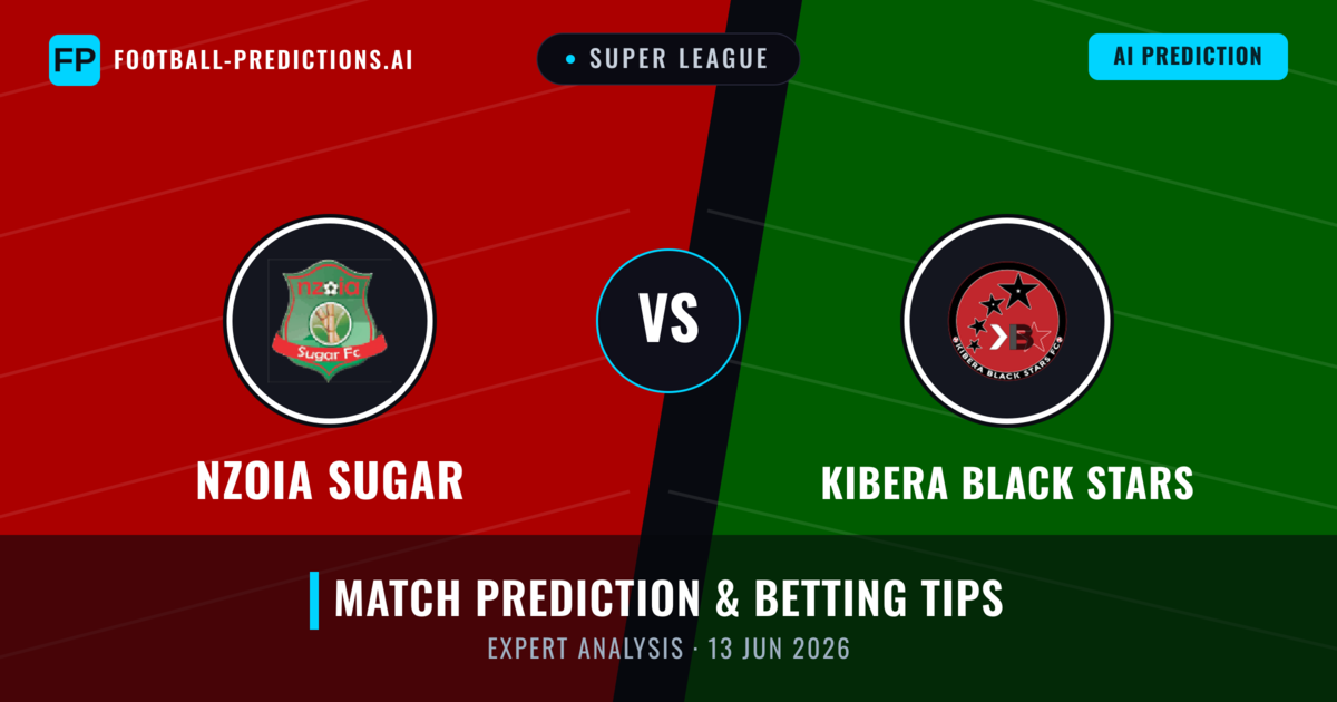 Nzoia Sugar vs Kibera Black Stars — match prediction & preview