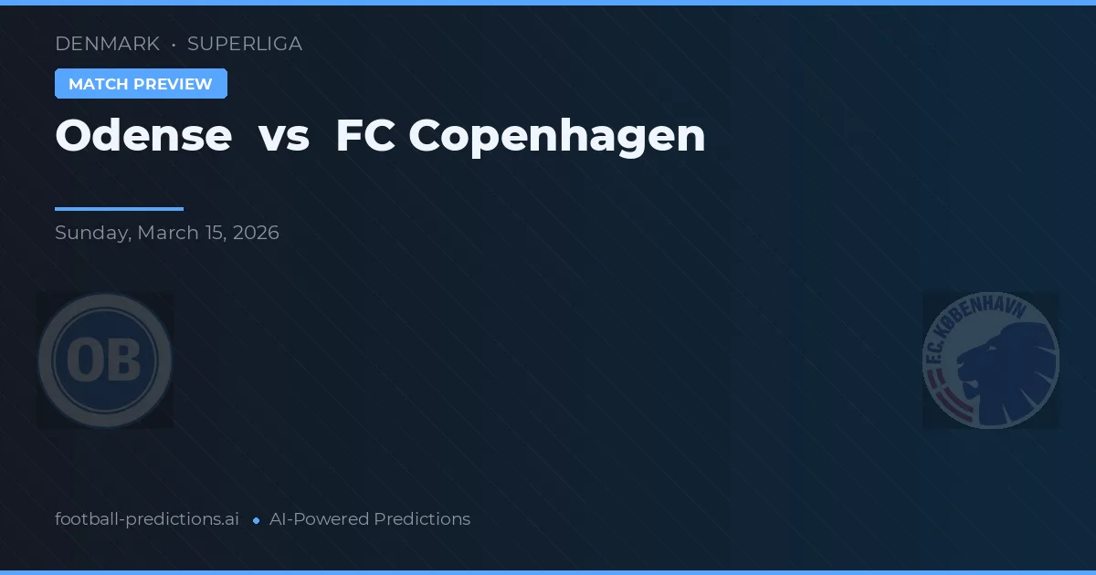 Odense vs FC Copenhagen — match prediction & preview