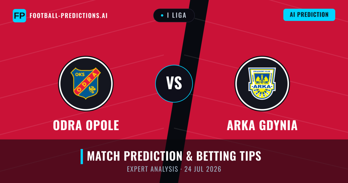 Odra Opole vs Arka Gdynia — match prediction & preview