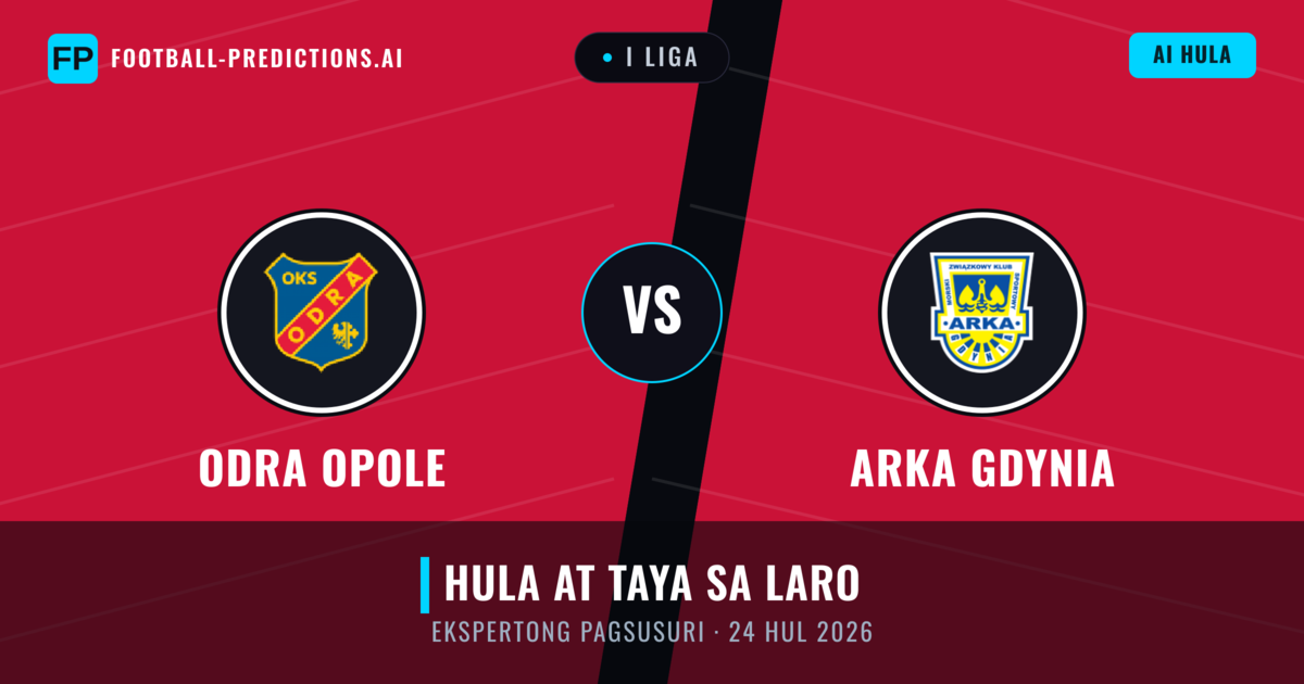 Odra Opole vs Arka Gdynia — hula at preview ng laban