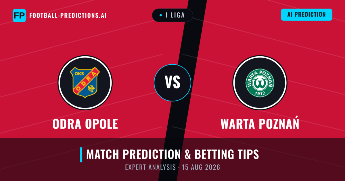 Odra Opole vs Warta Poznań — match prediction & preview