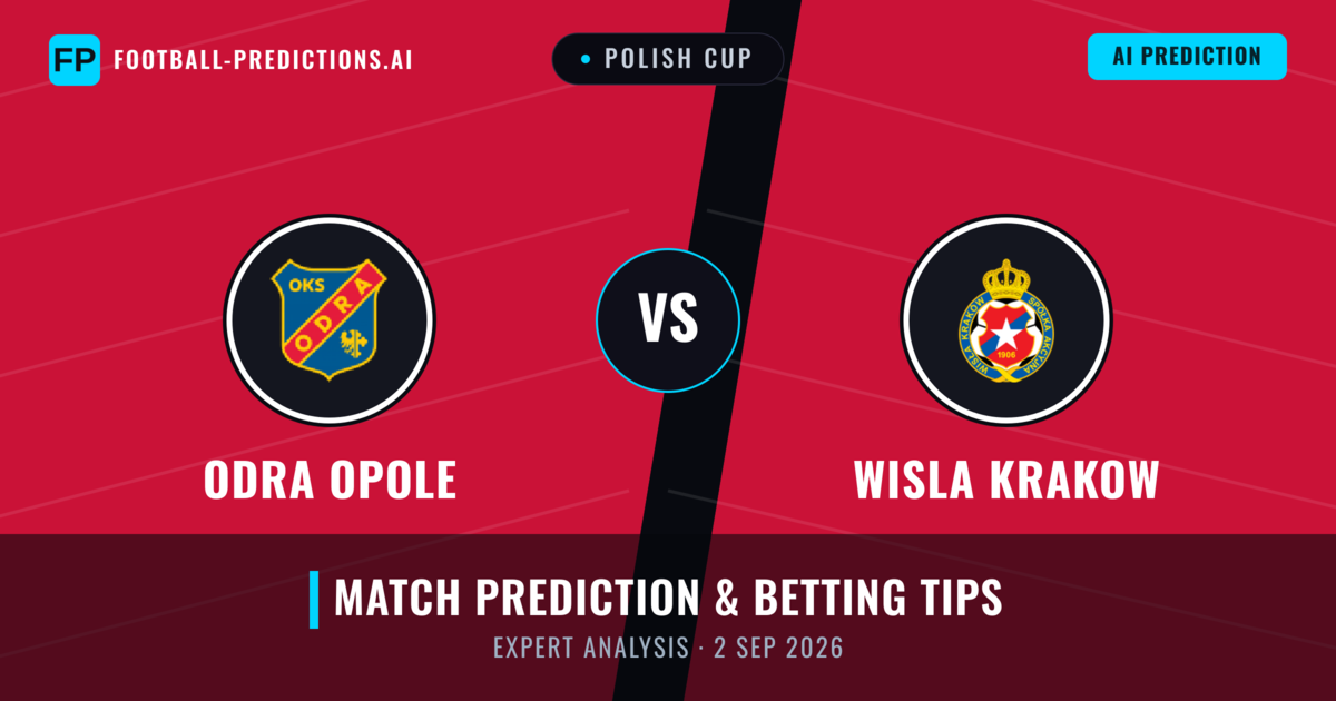 Odra Opole vs Wisla Krakow — match prediction & preview