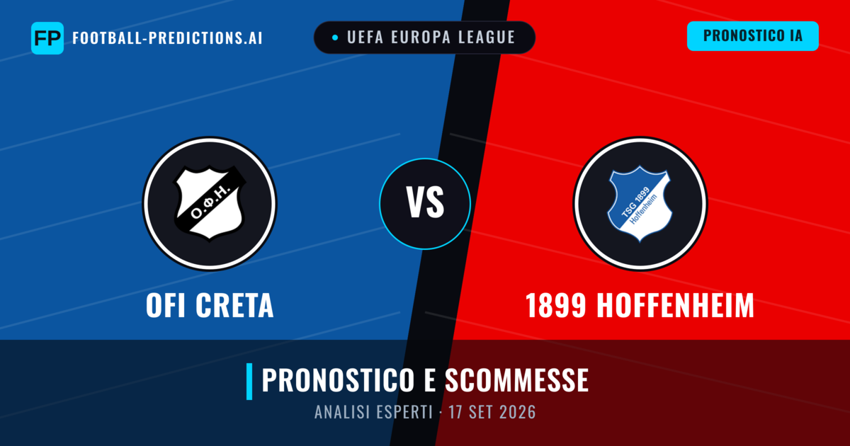 OFI Creta vs 1899 Hoffenheim — pronostico e anteprima del match