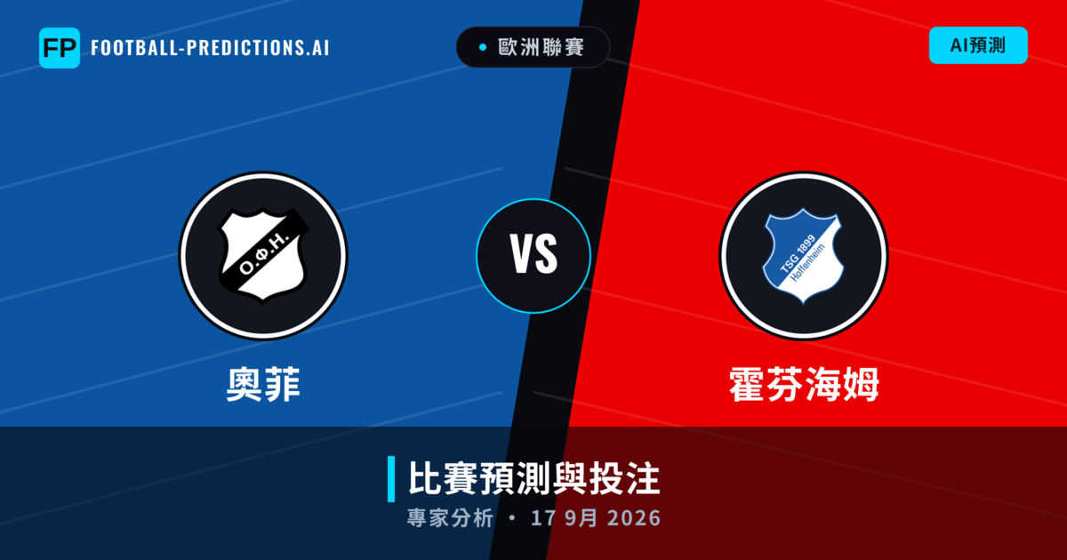 奧菲 vs 霍芬海姆 — 比赛预测和前瞻