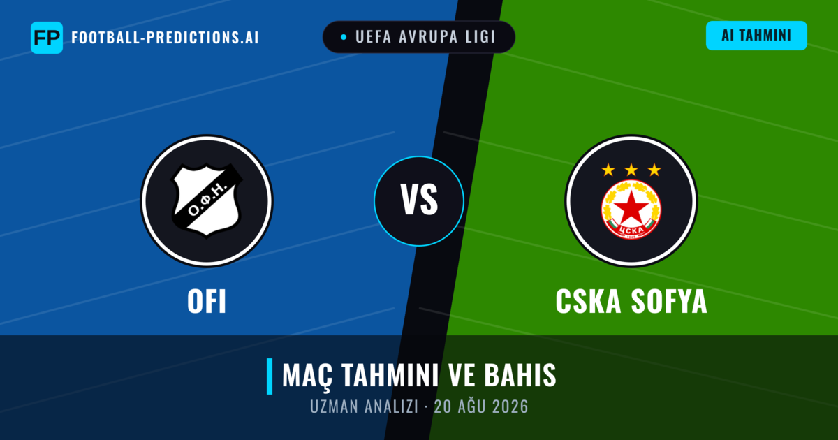 OFI - CSKA Sofya — maç tahmini ve önizleme
