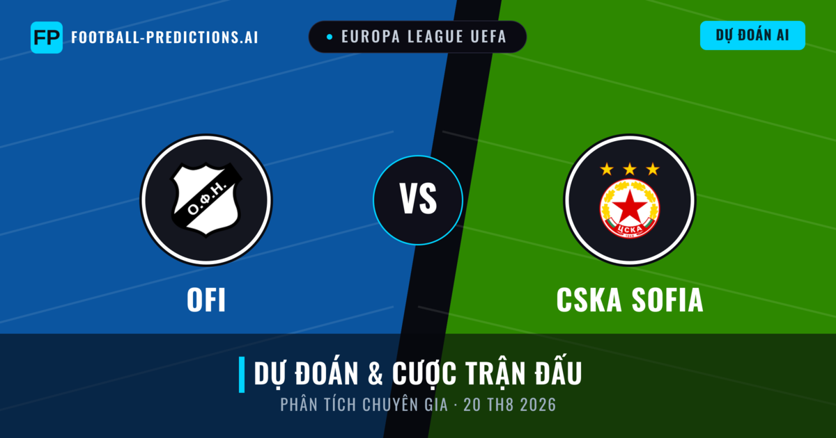 OFI vs CSKA Sofia — dự đoán và xem trước trận đấu