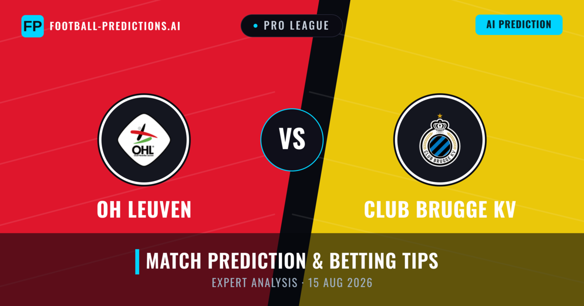 OH Leuven vs Club Brugge KV — match prediction & preview