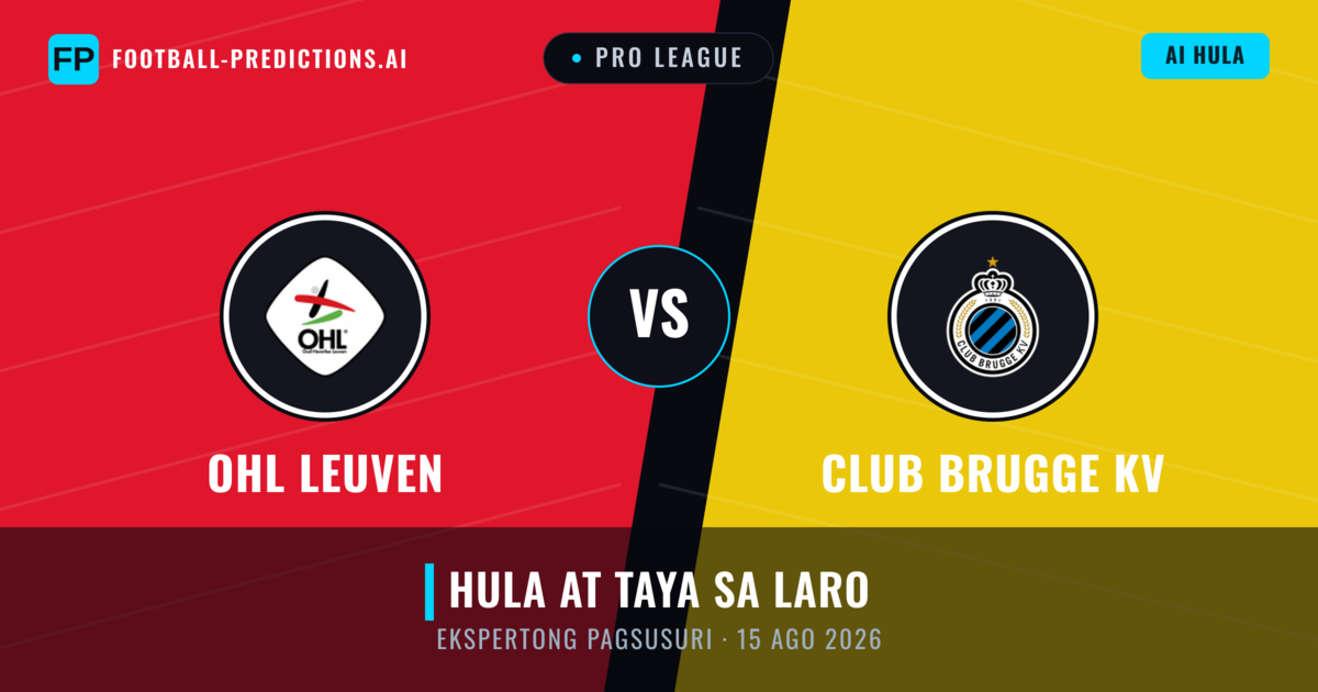 OHL Leuven vs Club Brugge KV — hula at preview ng laban