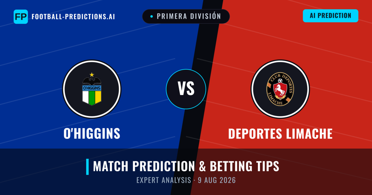 O'Higgins vs Deportes Limache — match prediction & preview
