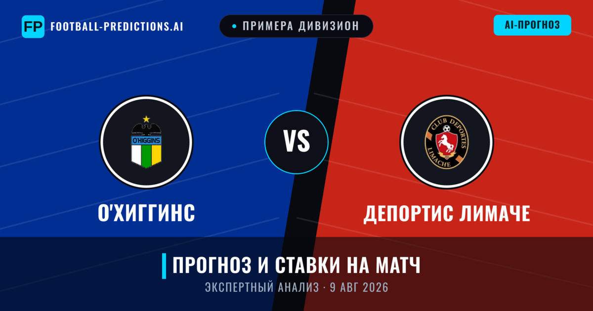 О'Хиггинс – Депортис Лимаче — прогноз и превью матча