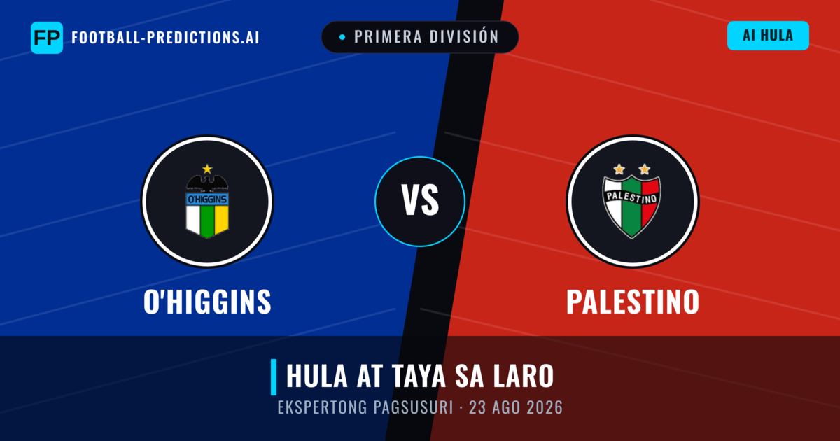 O'Higgins vs Palestino — hula at preview ng laban