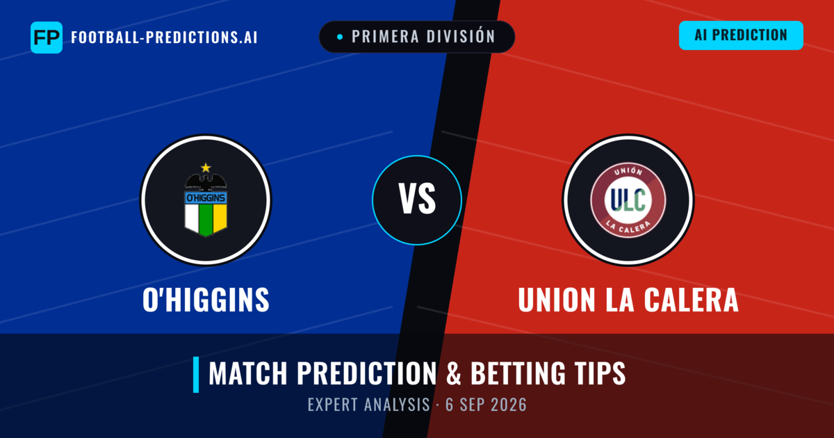 O'Higgins vs Union La Calera — match prediction & preview
